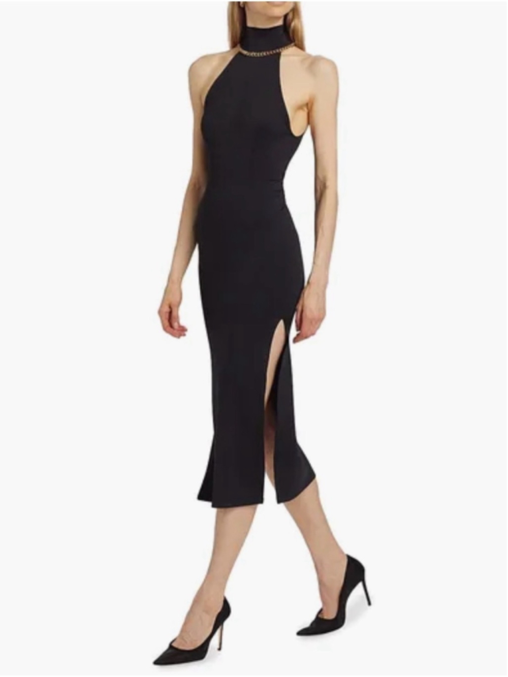Generation Love Finelli Jersey Chainlink Halter Dress